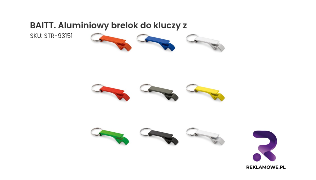 BAITT aluminiowy brelok do kluczy z - zdjęcie produktu