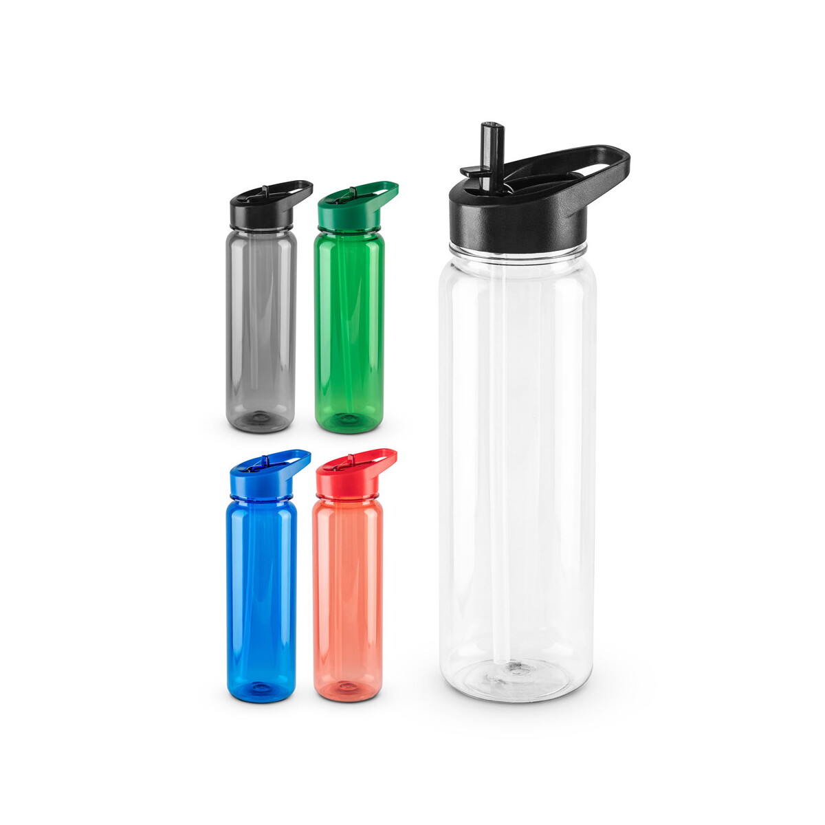GILMORE. Butelka sportowa rPET z błyszczącym, półprzezroczystym wykończeniem 750 ml 94344_set