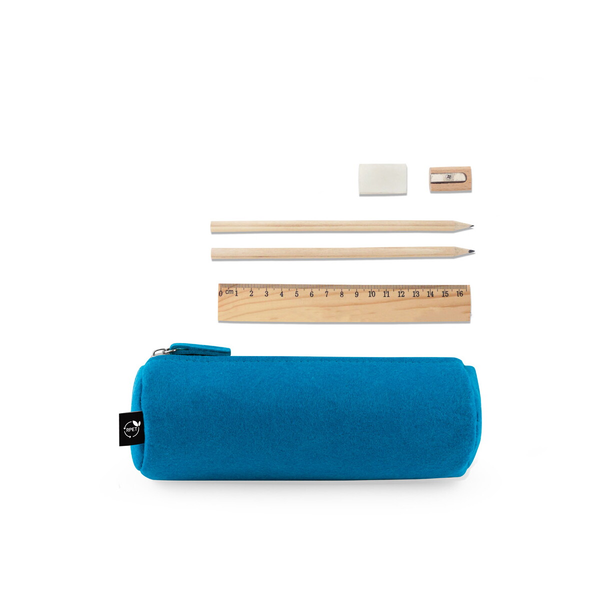 Warszawa gadżet reklamowy nomad. wielofunkcyjne etui z filcu pochodzącego z recyklingu (100% rpet) z linijką, ołówkami, gumką i temperówką 11196_124 NOMAD. Wielofunkcyjne etui z filcu pochodzącego z recyklingu (100% rPET) z linijką, ołówkami, gumką i temperówką 11196_124