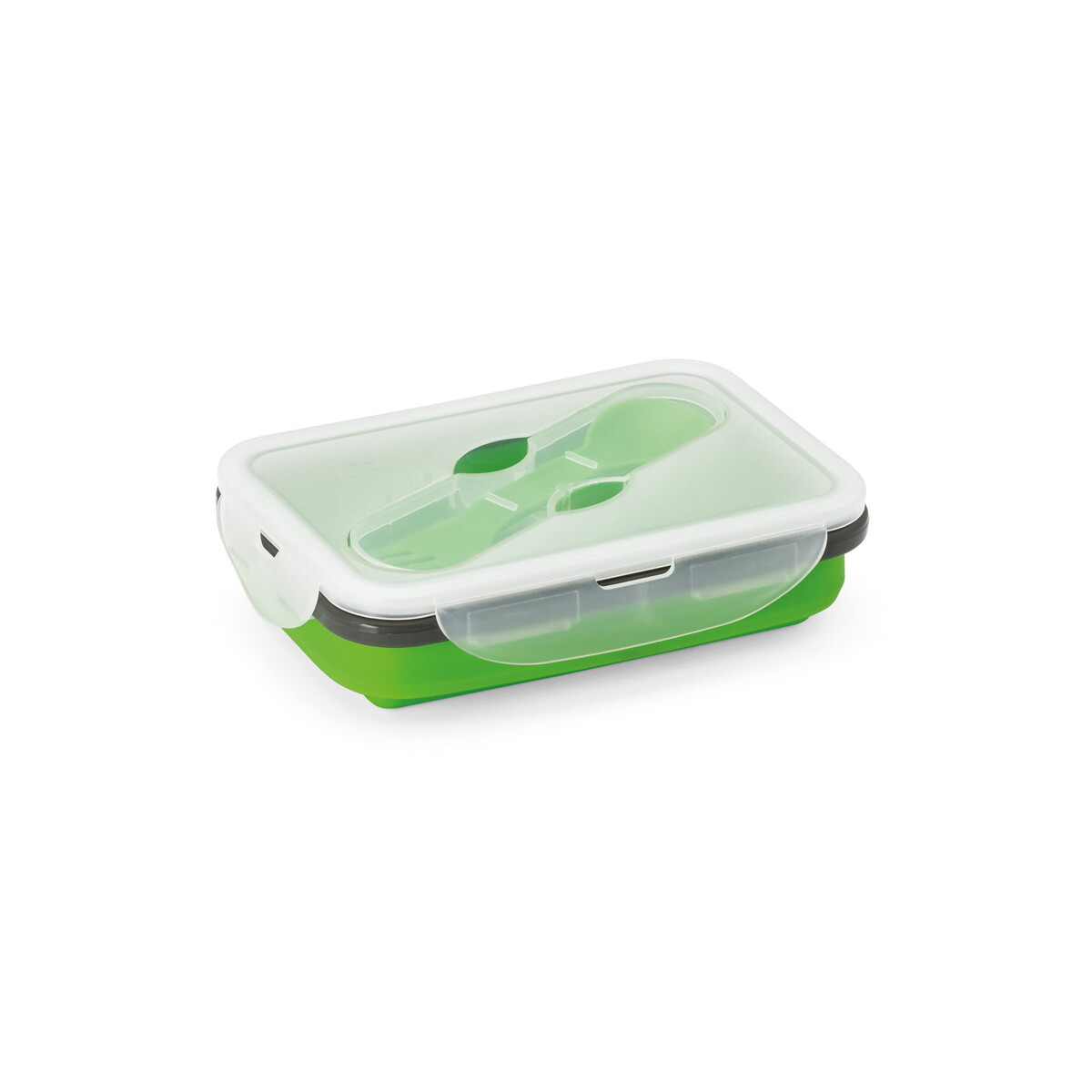 Warszawa gadżet reklamowy saffron. lunch box. wysuwane hermetyczne pudełko wykonane z silikonu i pp 640 ml 93847_119 SAFFRON. Lunch Box. Wysuwane hermetyczne pudełko wykonane z silikonu i PP 640 mL 93847_119